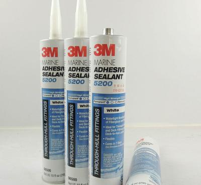 原装进口3M 5200结构型船用密封胶 慢干硅胶与聚氨胶粘剂的完美结合